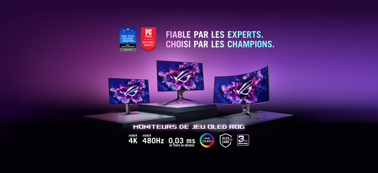 ROG OLED Gaming Monitors