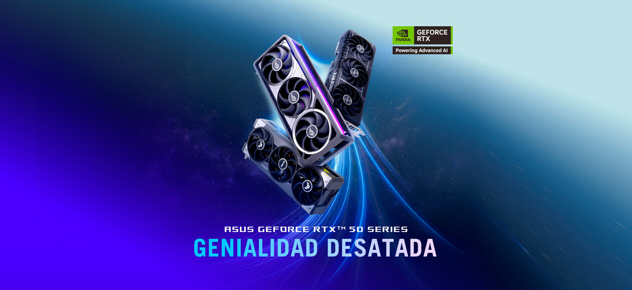 Tarjetas gráficas ASUS GeForce RTX Serie 50